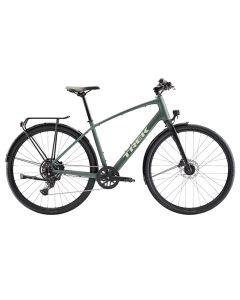 Trek FX Sport AL Equipped Green Hybridipyörä