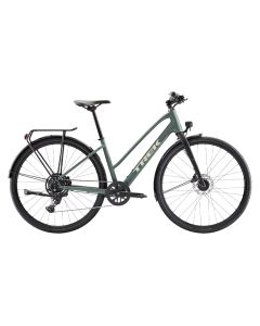 Trek FX Sport AL Equipped Midstep Green Hybridipyörä