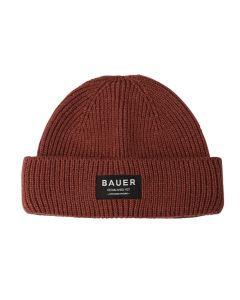 Bauer Ribbed Fisherman Beanie SR BRN Pipo