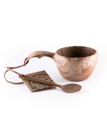 Kupilka 21 Kuppi lusikalla, ruskea