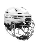 Bauer RE-AKT 155 Combo YTH Jääkiekkokypärä valkoinen