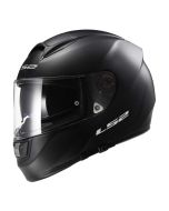 LS2 FF397 Vector Solid Musta Kypärä
