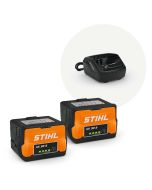 Stihl 2x AK 30 S Akku ja 101 Laturi Setti