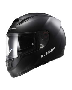 LS2 FF397 Vector Solid Musta Kypärä