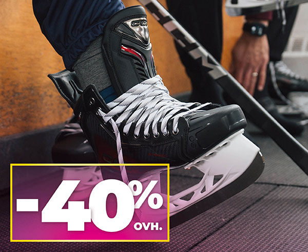 Kaikki jääurheiluosaston tuotteet -40% ovh.