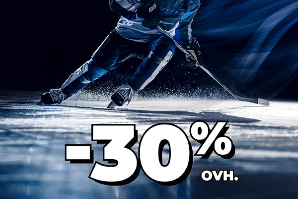 Kaikki jääurheilutuotteet -30% ovh.