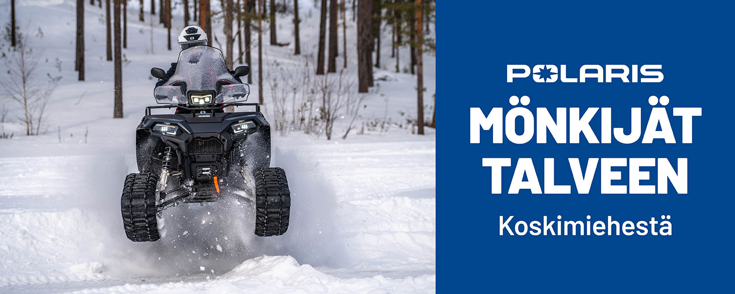 Polaris-mönkijät talveen