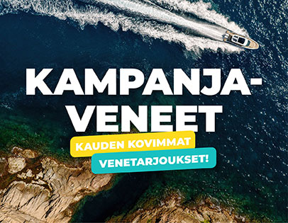 Kampanjaveneet &ndash; kauden kovimmat venetarjoukset