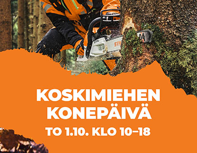 Koskimiehen Konep&auml;iv&auml; to 1.10.2026