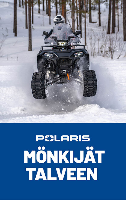 Polaris-mönkijät talveen