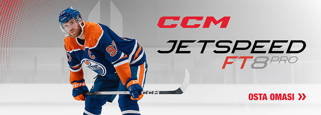 CCM Jetspeed FT8 Pro nyt UK Koskimiehestä