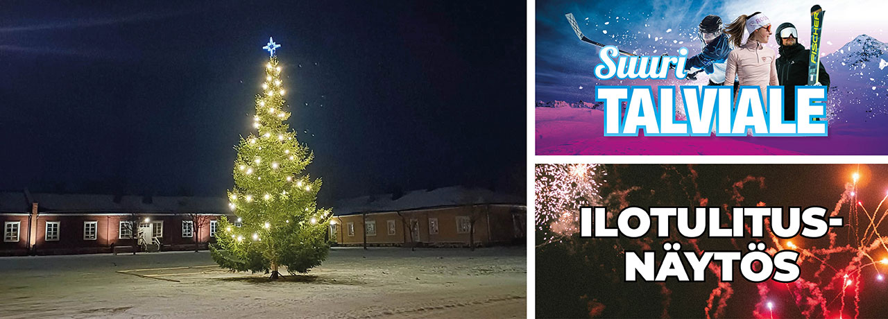 Joulun aukioloajat ja välipäivien tapahtumat